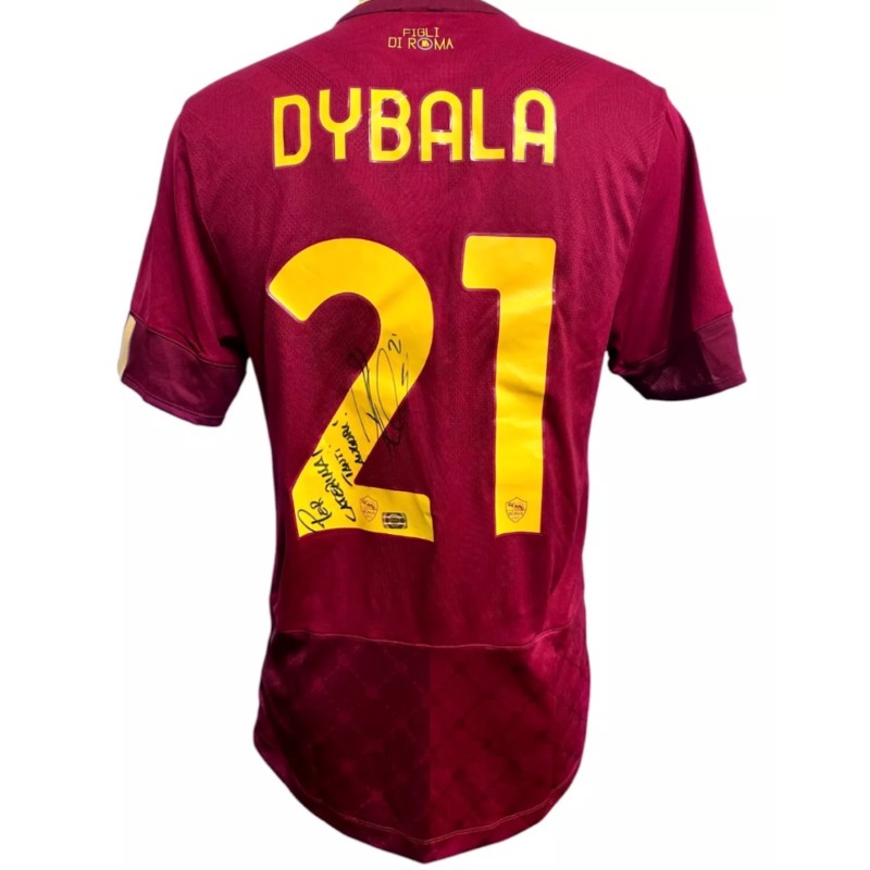 Dybala's Roma Signed Official Shirt, 2022/23