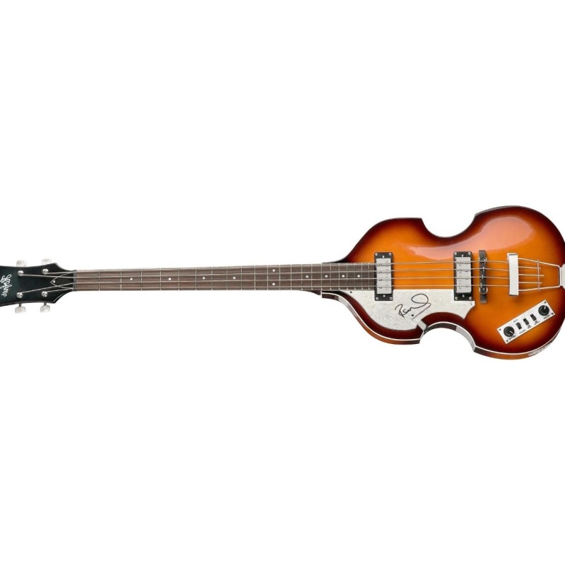 Paul McCartney of the Beatles Signed Hofner Bass Guitar