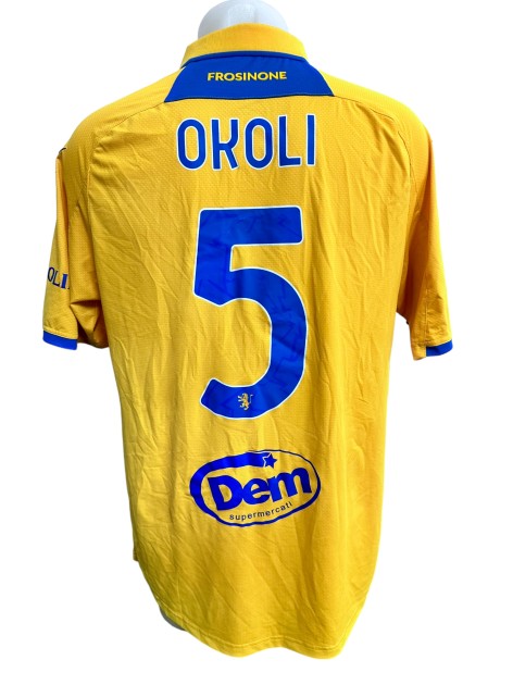 Okoli's Match-Worn Shirt, Lazio vs Frosinone 2023