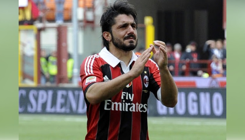Gattuso's Milan Official Signed Shirt, 2012/13
