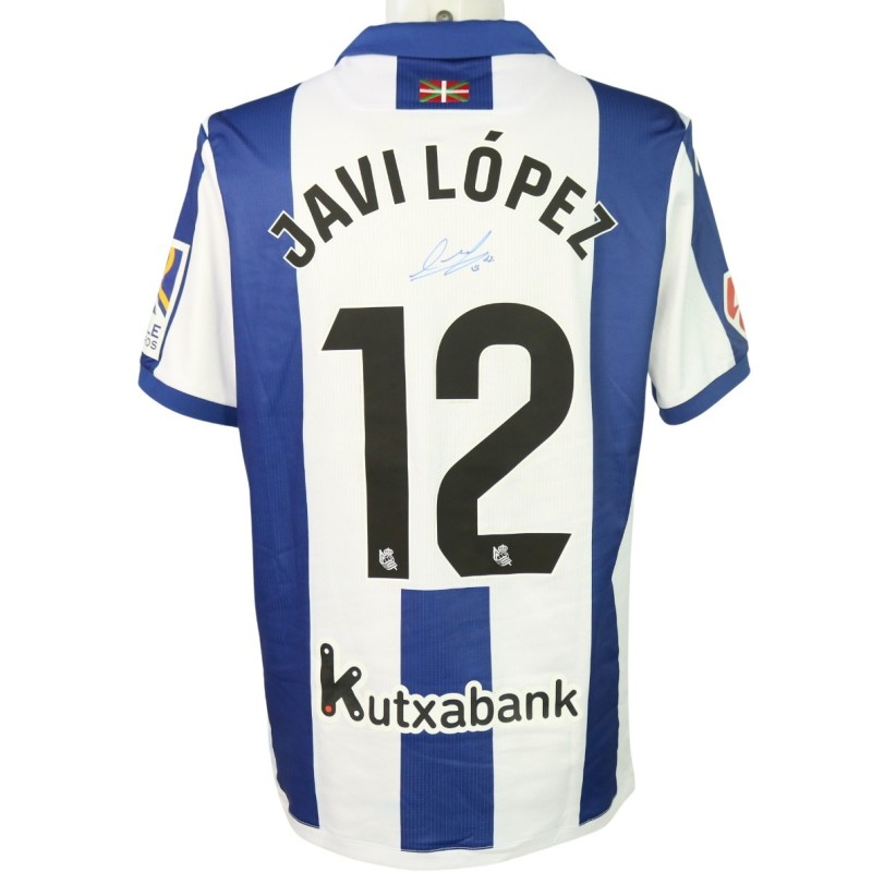 Maglia Javi López unwashed Real Sociedad vs Atletico Madrid 2024 - Autografata