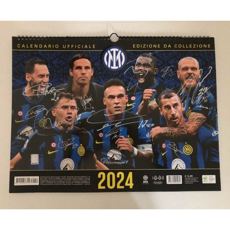 Official Inter FC Calendar, 2024 - Signed by the Players