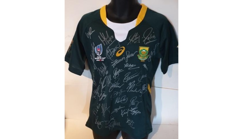 South Africa RWC 2019 Squad Signed Replica Shirt
