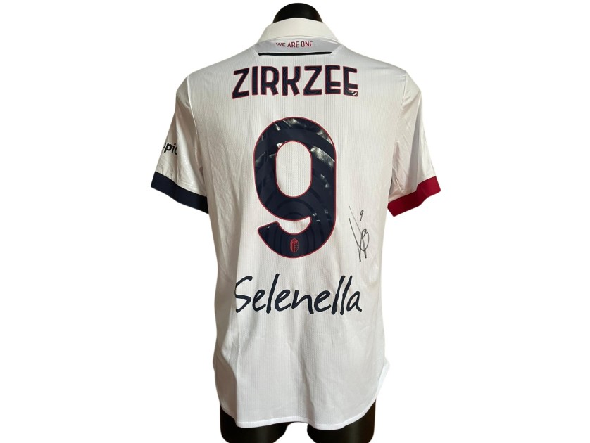 Official Zirkzee Bologna Shirt, 2023/24 - Signed with Video Proof
