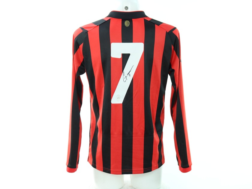 Maglia Ufficiale Giménez Milan 125 Anniversario - Autografata