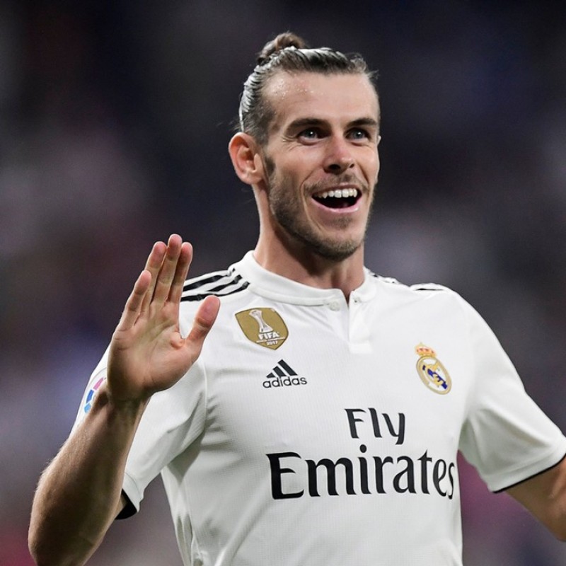 Official Real Madrid shirt signed by Gareth Bale