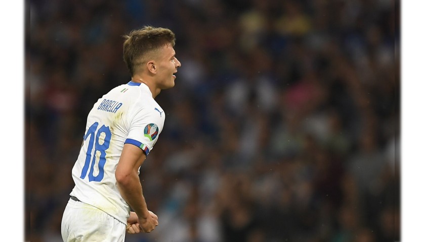 Barella's Match Shirt, Greece-Italy 2019