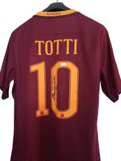 Maglia Preparata Totti Roma, 2016/17 - Autografata