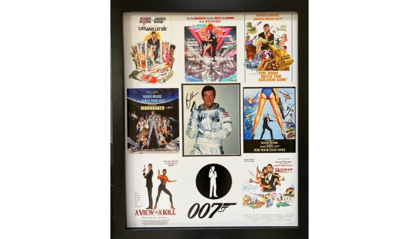 Roger Moore as James Bond, Signed Display