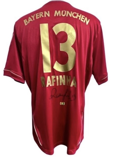 Rafinha's Bayern Munchen Signed Official Shirt, 2012/13