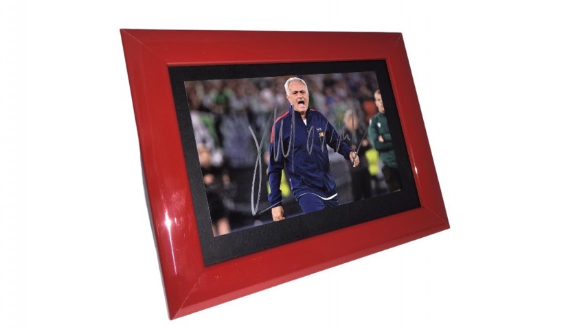 Fotografia autografata da Jose Mourinho