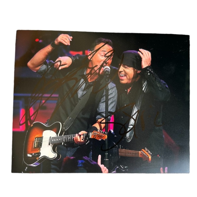 Bruce Springsteen and Steven Van Zandt of The E Street Band Signed Picture