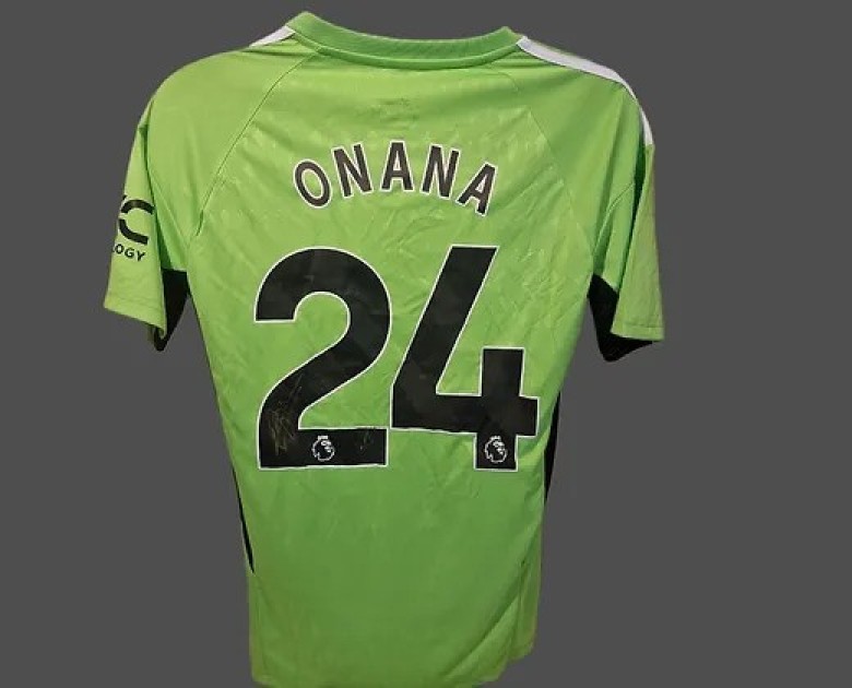 Andre Onana's Manchester United 2023/24 Signed Official Shirt