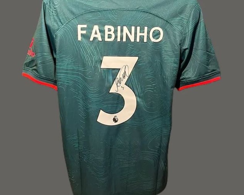 Fabinho's Liverpool 2022/23 Signed Official Third Shirt