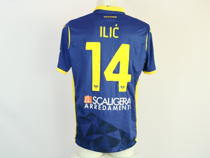 Ilic's Hellas Verona Match-Issued Shirt, 2020/21