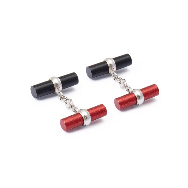 Villa cufflinks double bar Milan