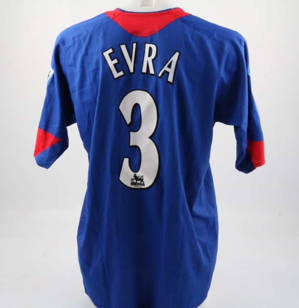 Evra Manchester United shirt, issued/worn Premier League 05/06