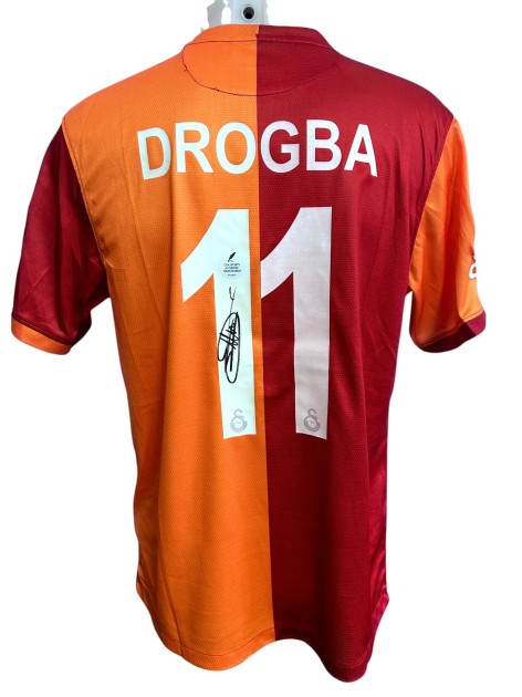 Drogba's Galatasaray Signed Replica Shirt, UCL 2013/14
