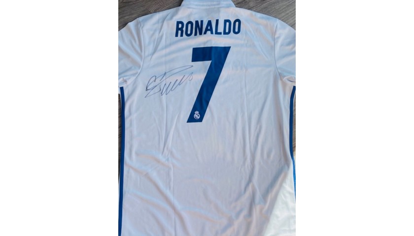 Real Madrid Ronaldo Signed Jersey