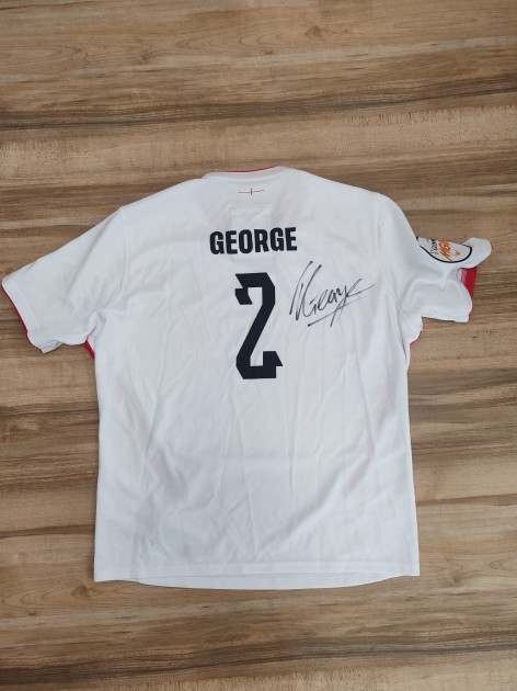 Jamie George's Signed Match-Worn Shirt, Italy vs England Men's Six Nations 2026