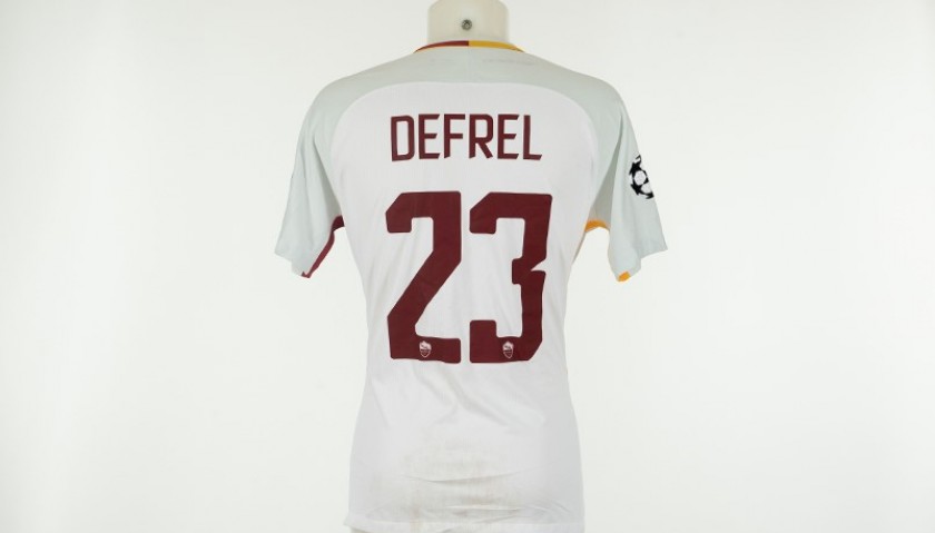 Defrel match-worn shirt Qarabag-Roma