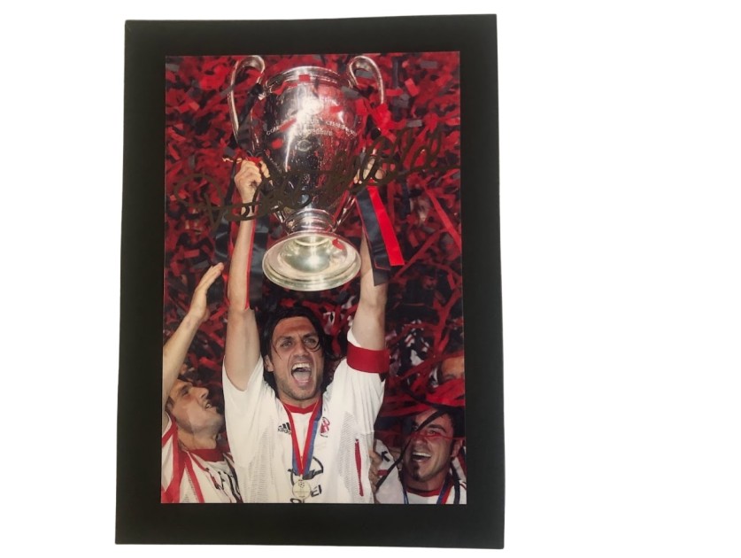 Photograph - Signed by Paolo Maldini