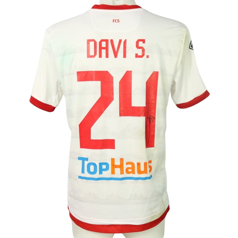 Maglia S. Davi unwashed Sudtirol vs Pisa 2024 - Autografata