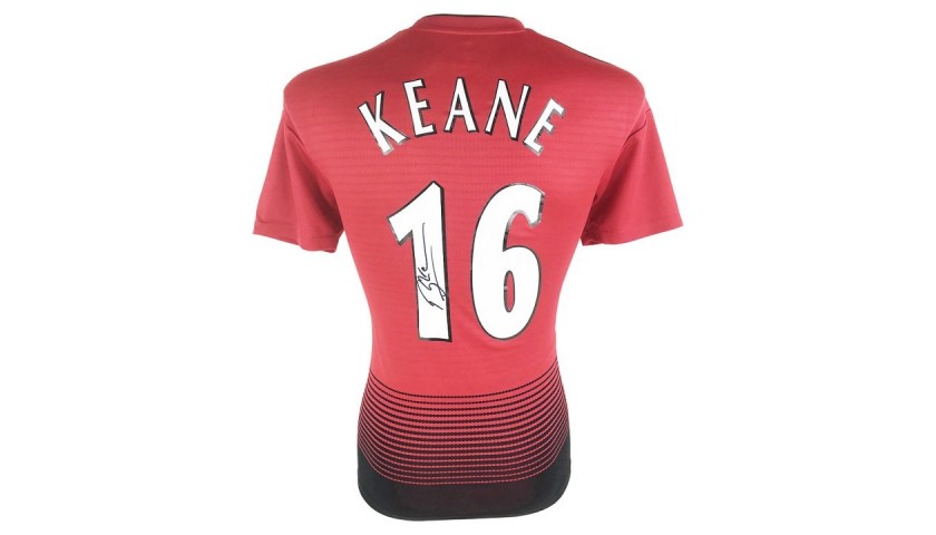 Keane's Manchester United Signed Shirt