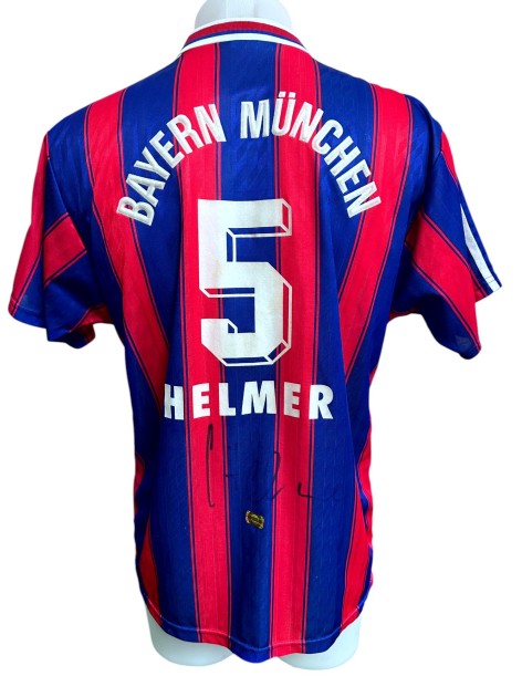 Helmer's Bayern Monaco Signed Official Shirt, 1996/97