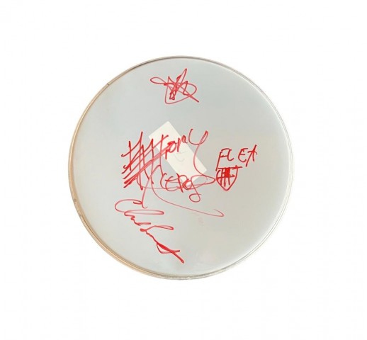 Red Hot Chili Peppers Fully Signed Drumskin