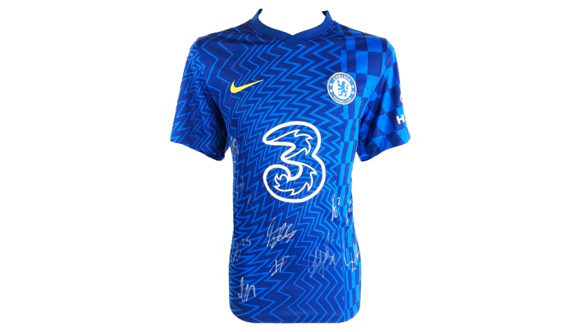 Chelsea Signed Shirt - Premier League 2022 Squad 
