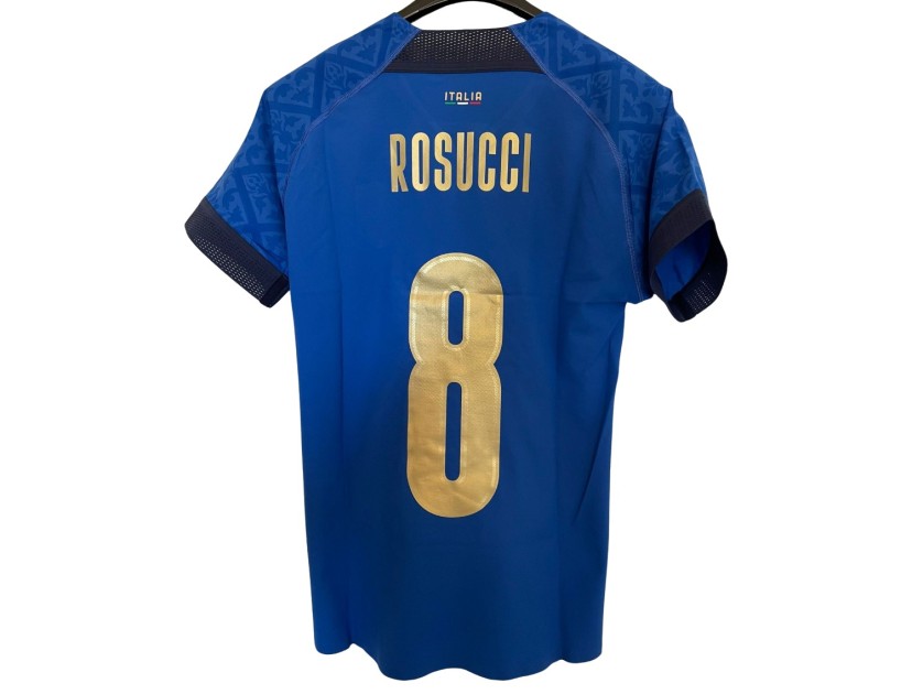 Rosucci's Match-Issued Shirt, Italy vs Croatia - WC Qualifiers 2021