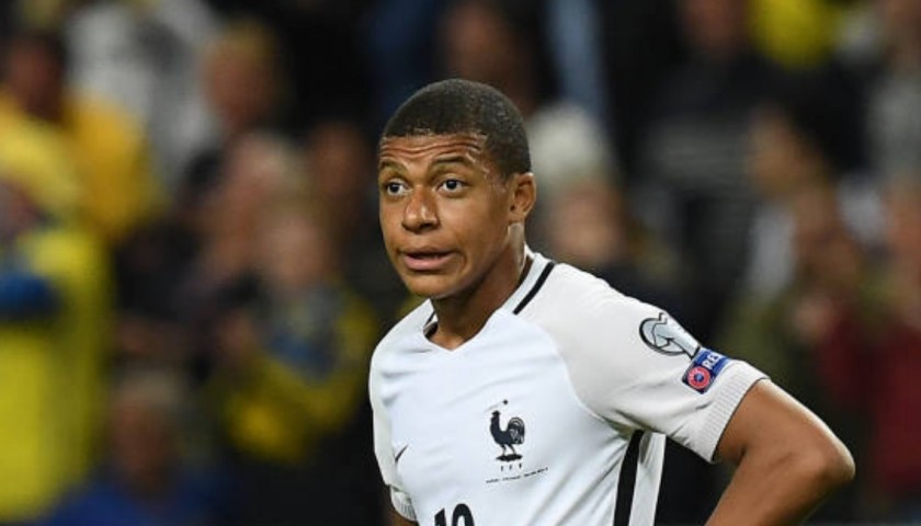 Maglia gara Mbappe Francia, WC Qualifiers 2018