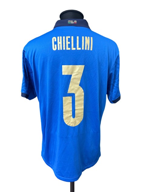 Chiellini's Match-Issued Shirt, Italy vs England - Euro 2020 Final