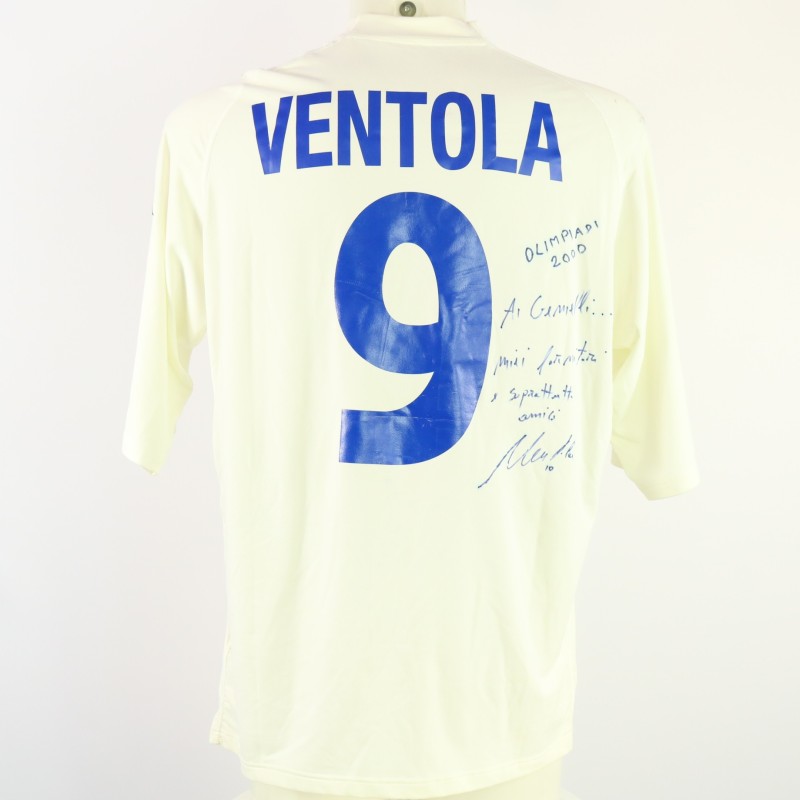 Maglia ufficiale Ventola Italia, 2000 - Autografata