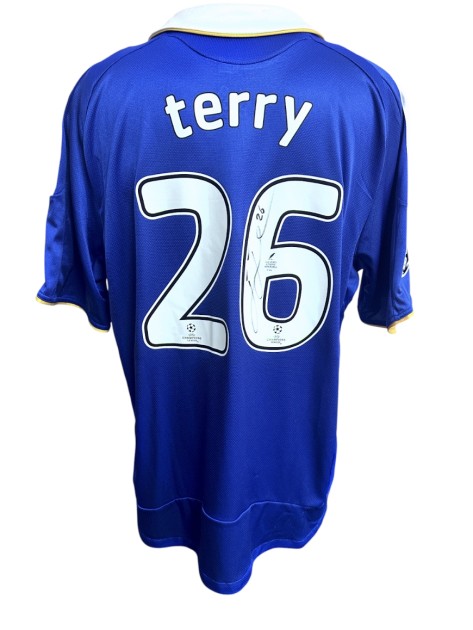 Terry's Chelsea Signed Official Shirt, UCL 2008/09