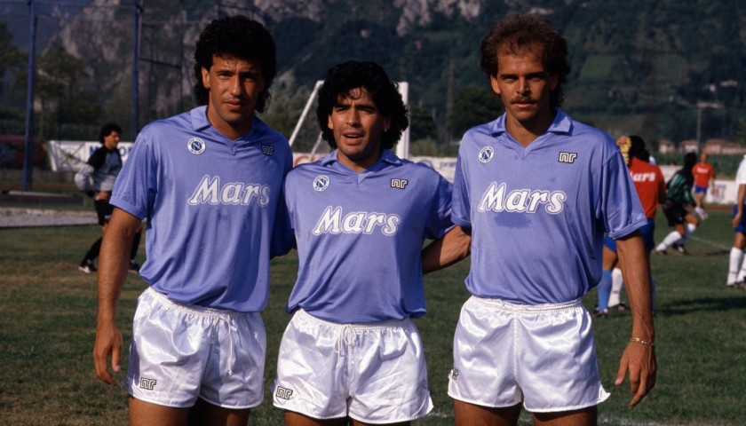 Maradona's Napoli Shirt, Issued/Worn 1989/90 - CharityStars