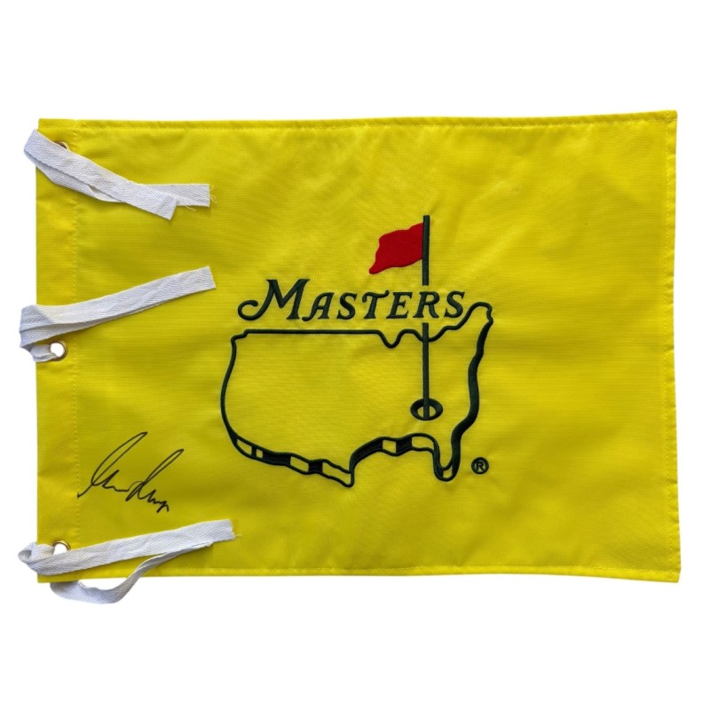 Gary Player Signed The Masters Flag