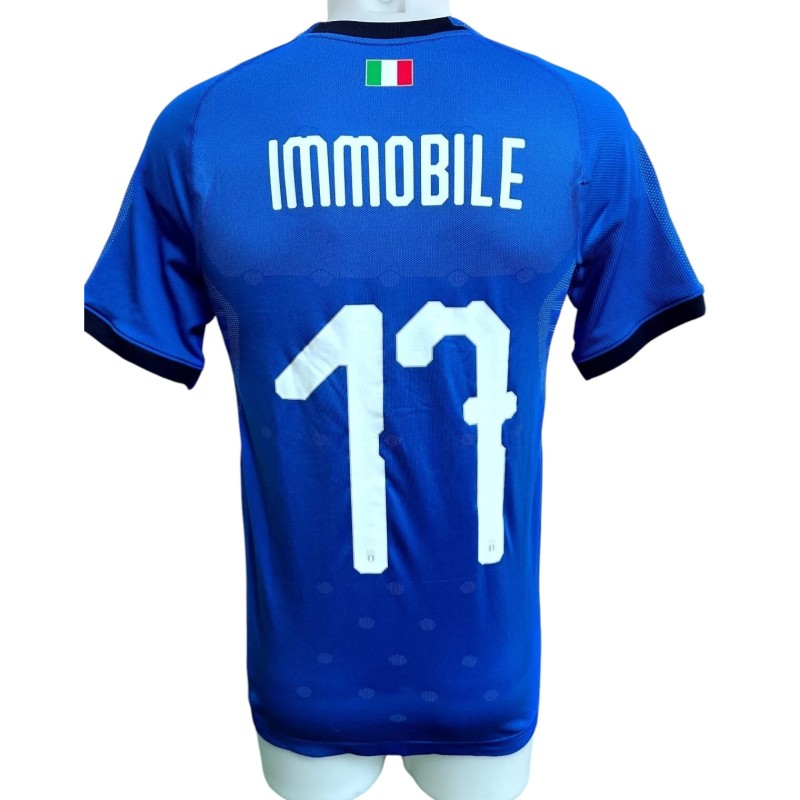 Maglia Immobile Italia, preparata 2018