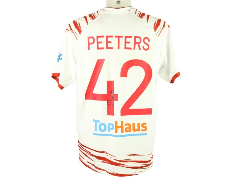 Peeters Unwashed and Signed Shirt, Sudtirol vs Como 2023