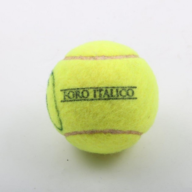 Tennis ball signed by Rafael Nadal