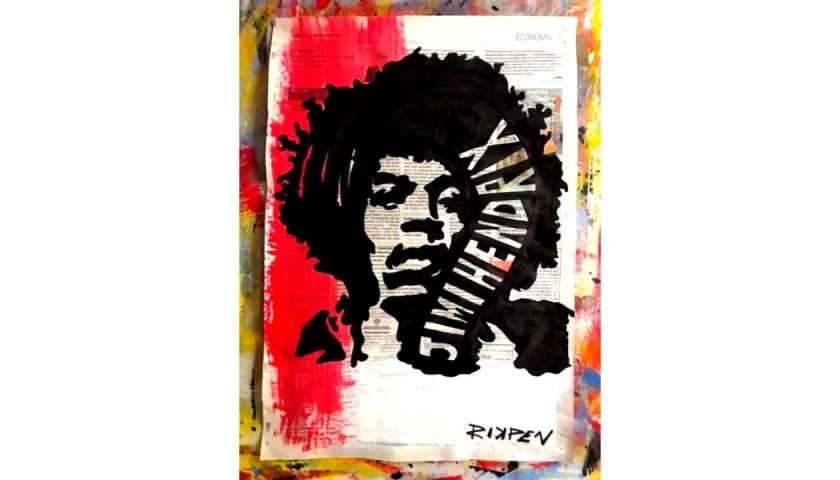 "Jimi Hendrix" Original Board by Riccardo Penati
