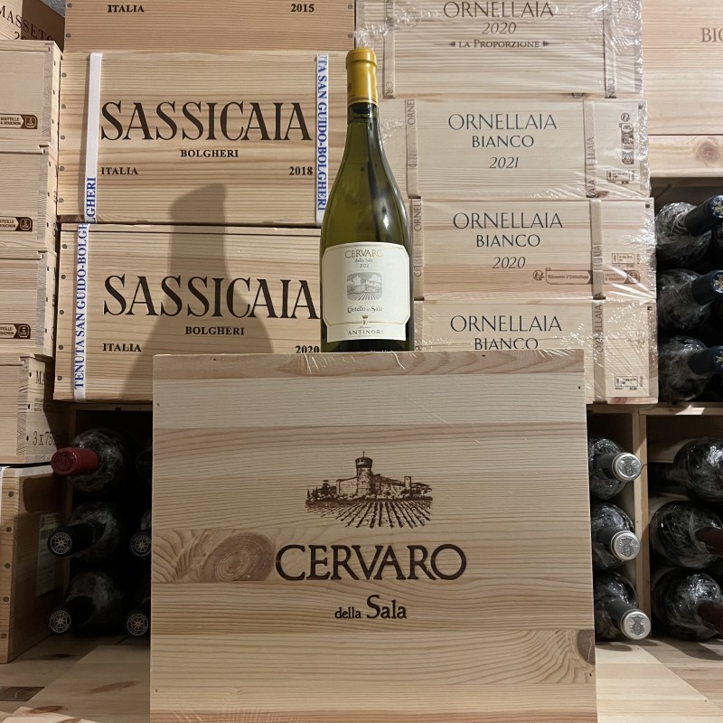 Cervaro della Sala 2019 Castello della Sala Marchesi Antinori - Cassa Legno 6 Bottiglie