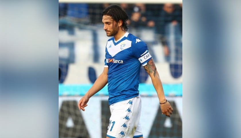 Torregrossa's Signed Shirt with Unicef Patch, Brescia-Atalanta