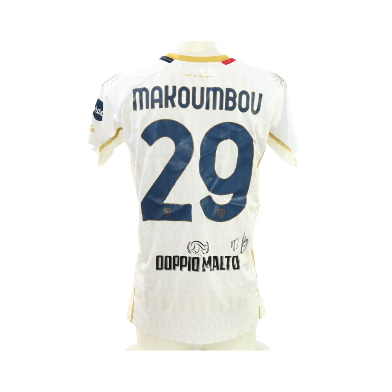 Makoumbou's Signed Unwashed Shirt, Milan vs Cagliari 2025