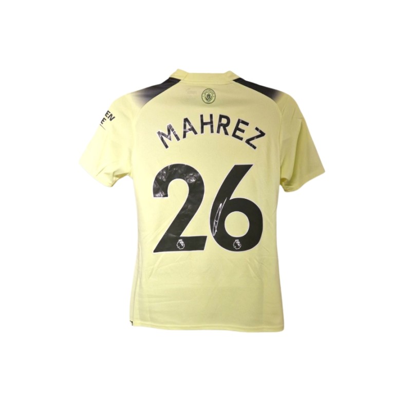 Riyad Mahrez's Manchester City 2022/23 Signed Official Third Shirt