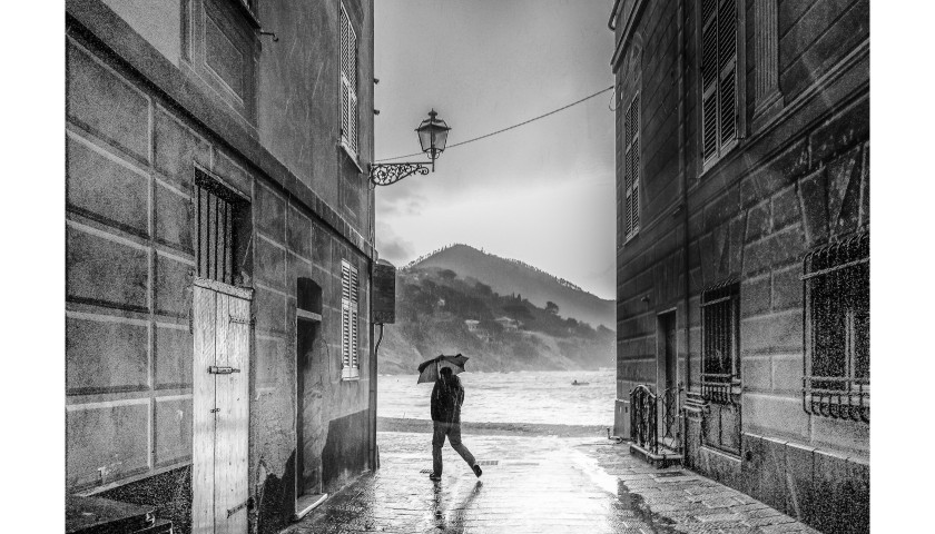 "Bay of silence - Sestri Levante" Photograph by Alberto Scandalitta