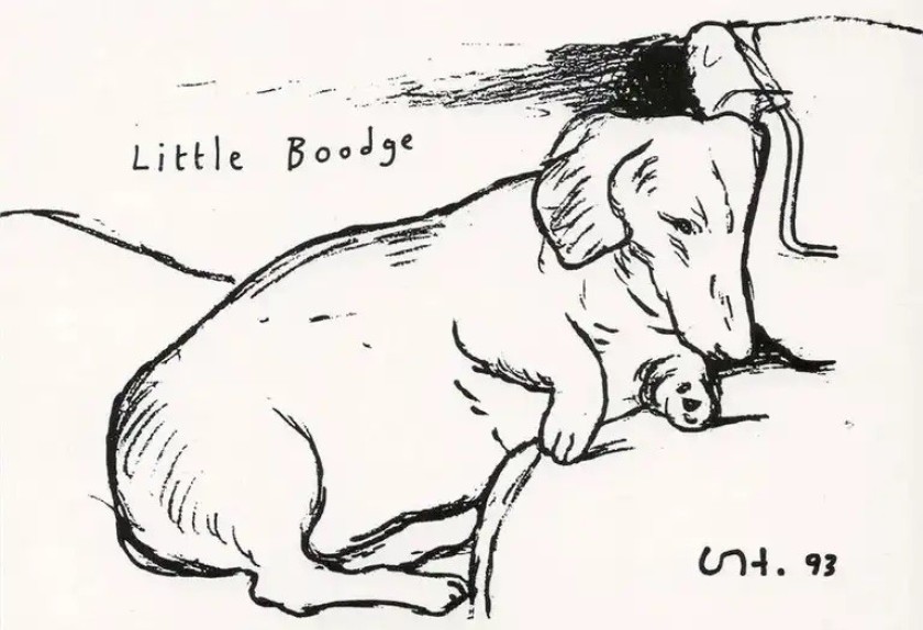 "Little Boodge" by David Hockney
