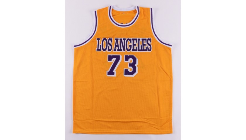 Dennis Rodman Signed Los Angeles Lakers Shirt - CharityStars