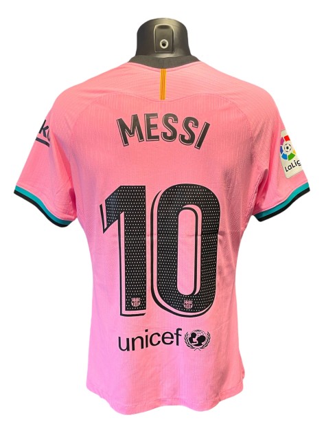 Lionel Messi's FC Barcelona Vs Getafe 2020 Dirty Match Shirt